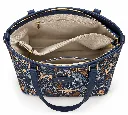 La Nuit Floral Navy Tote Interior.webp