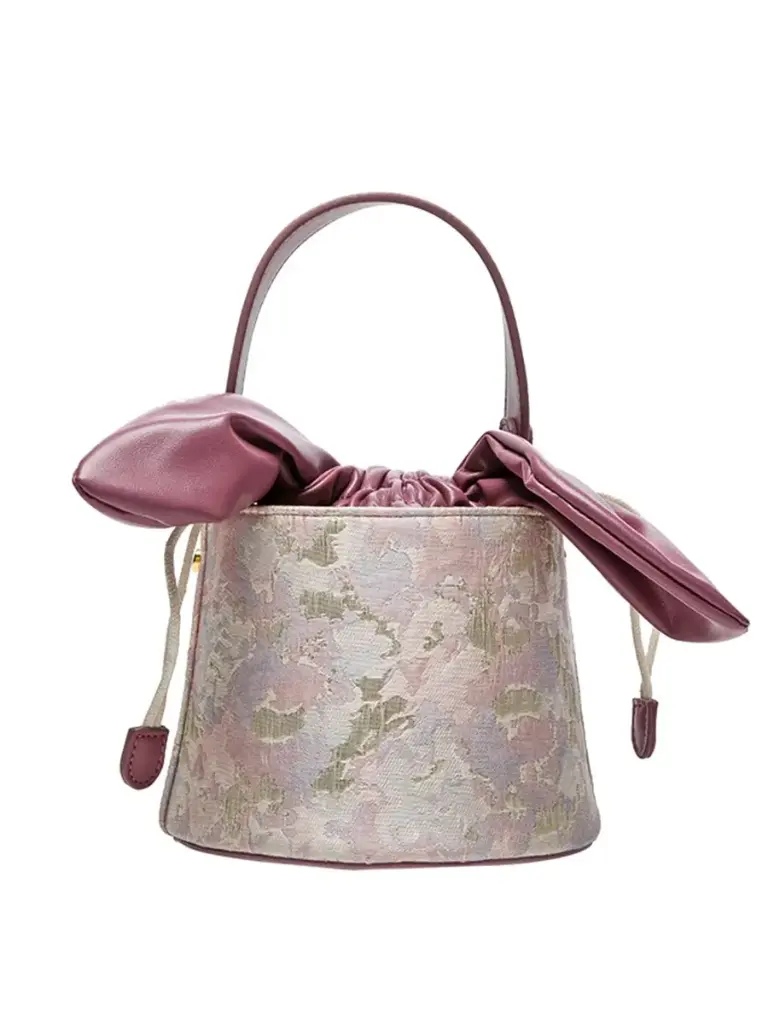 [LN-BB-001-2510] The Atelier Bucket Bag | Jacquard Bloom