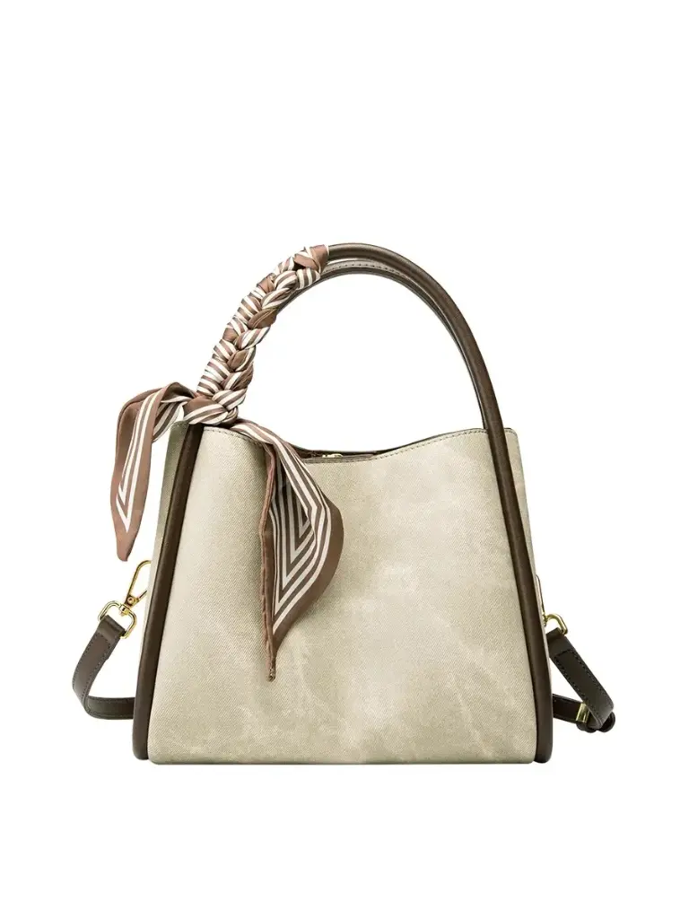 [LN-TB-001-2510-04] The Vestige Tote | Artisan Scarf