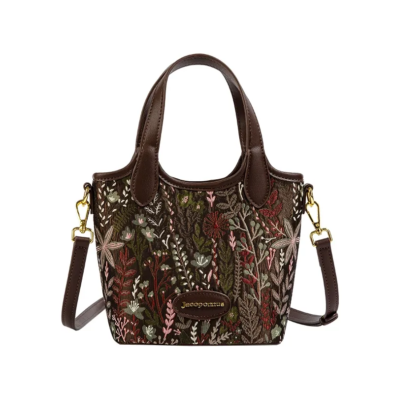 [LN-TB-001-2510-12] The Jardin Mini Tote | Forest Bloom